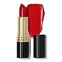 Revlon Super Lustrous Lipstick, Creamy Formula For Soft, Fuller-Looking Lips, Moisturized Feel, 775 Super Red, 0.15 oz Beauty & Personal Care REVLON
