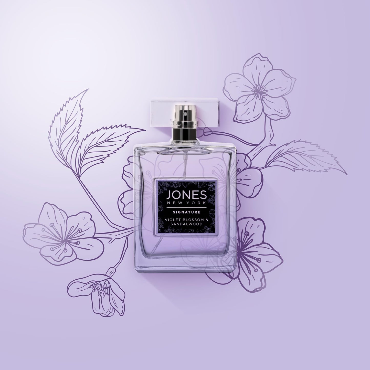 Jones New York Violet Blossom & Sandalwood Eau de Parfum 3.4 fl oz / 100mL Beauty & Personal Care Jones New York