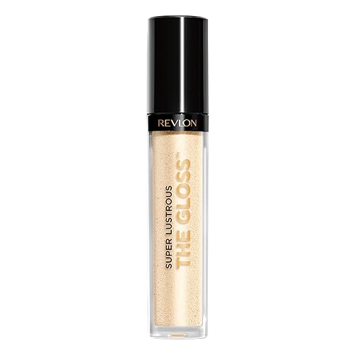 Revlon Super Lustrous Lip Gloss, Non-Sticky, Hydrating, High Shine Finish, 300 All That Glitters, 0.13 oz Beauty & Personal Care REVLON