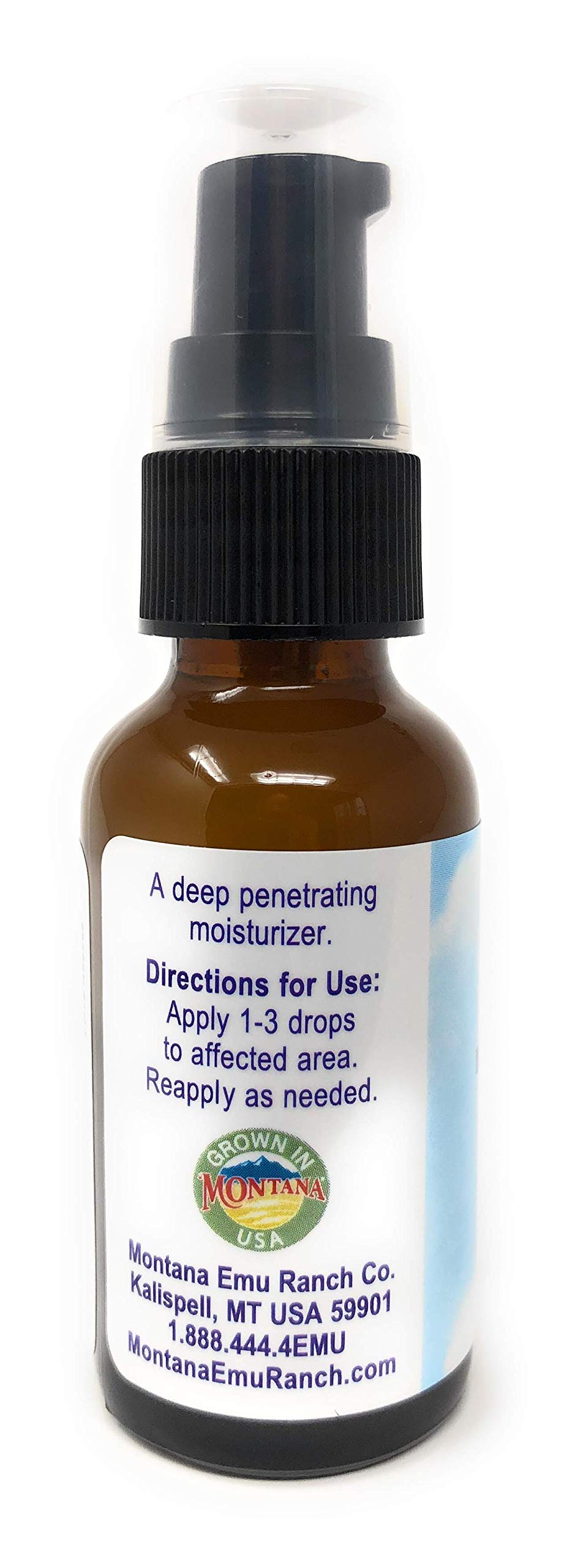 100% Pure Montana Emu Oil Montana Emu Ranch Co. 1 oz Liquid Beauty & Personal Care Montana Emu Ranch