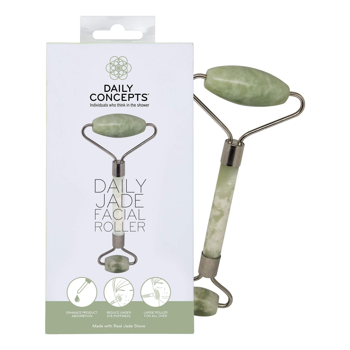 DAILY CONCEPTS Daily Facial Roller, Jade Beauty & Personal Care DAILY CONCEPTS