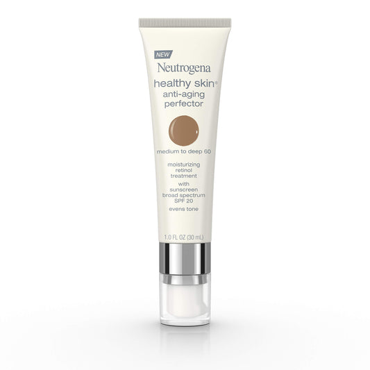 Neutrogena Healthy Skin Anti-Aging Perfector Tinted Facial Moisturizer and Retinol Treatment with Broad Spectrum SPF 20 Sunscreen with Titanium Beauty & Personal Care Neutrogena
