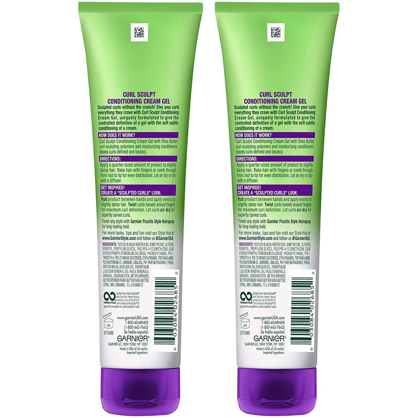 Garnier Hair Care Fructis Style Sculpt Conditioning Cream Gel, Curl, 5.1 oz (Pack of 3) Beauty & Personal Care Garnier