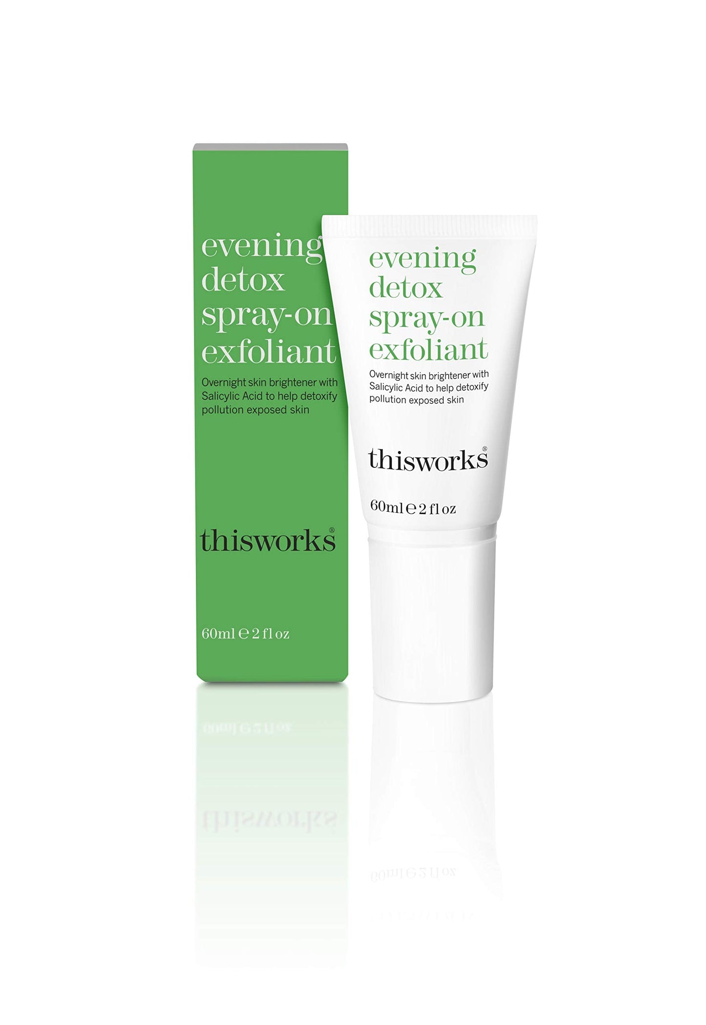 ~thisworks evening detox spray-on exfoliant: Skin Brightener, 60ml | 2 fl oz Beauty & Personal Care THISWORKS