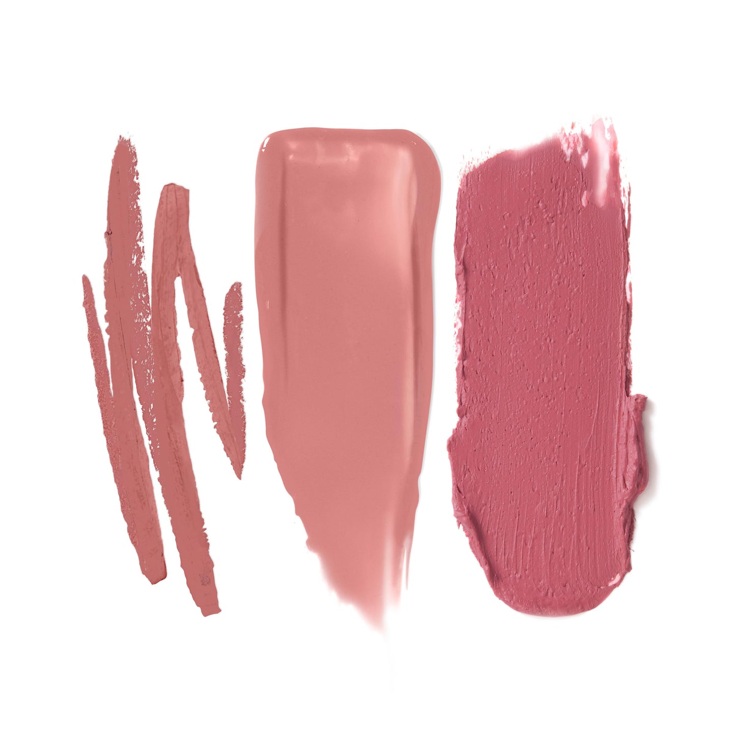 Jouer Bare Rose Collection - Blush Stick, Cream Lip Liner, Lip Plumping Balm Kit - Face Makeup in Rose Shades - Hydrating Formulas for Long Wear Beauty & Personal Care Jouer