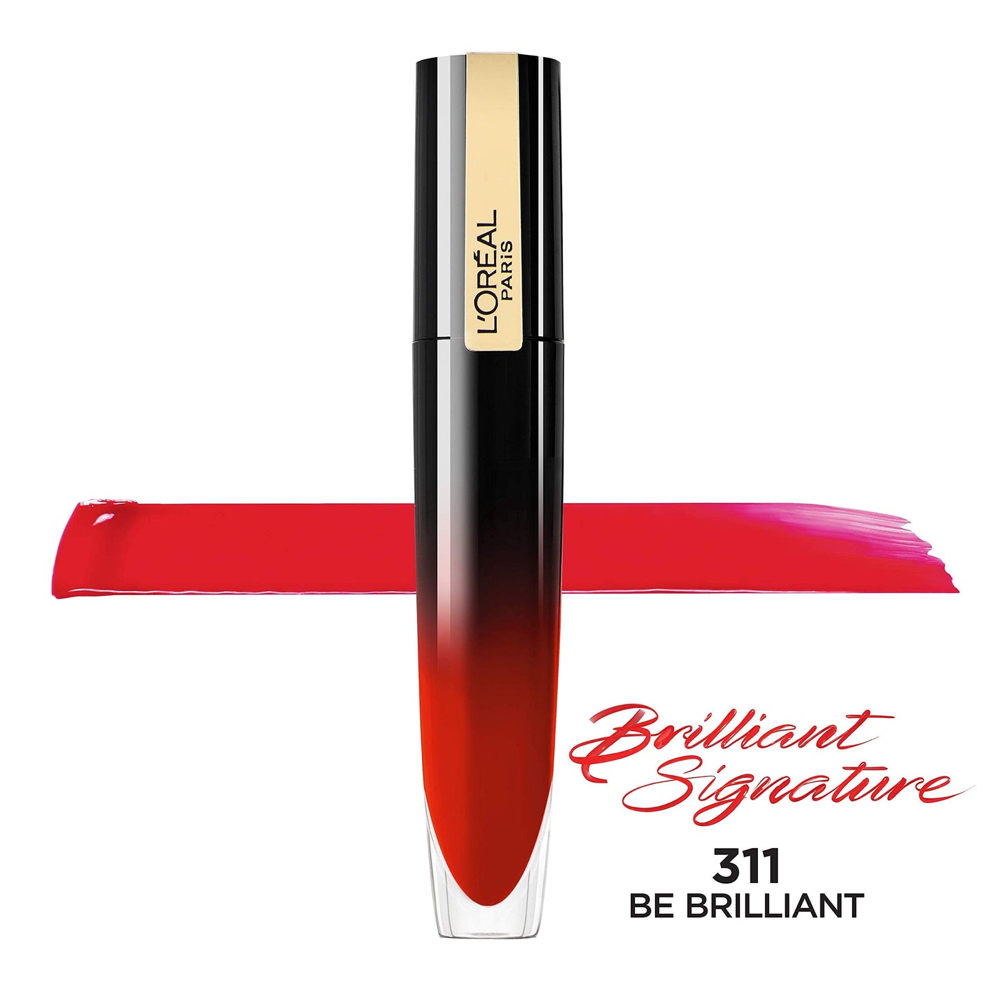 L'Oreal Paris Brilliant Signature Shiny Lip Stain Lipstick, Be Brilliant 0.21 Fl Oz. Beauty & Personal Care L'Oreal Paris
