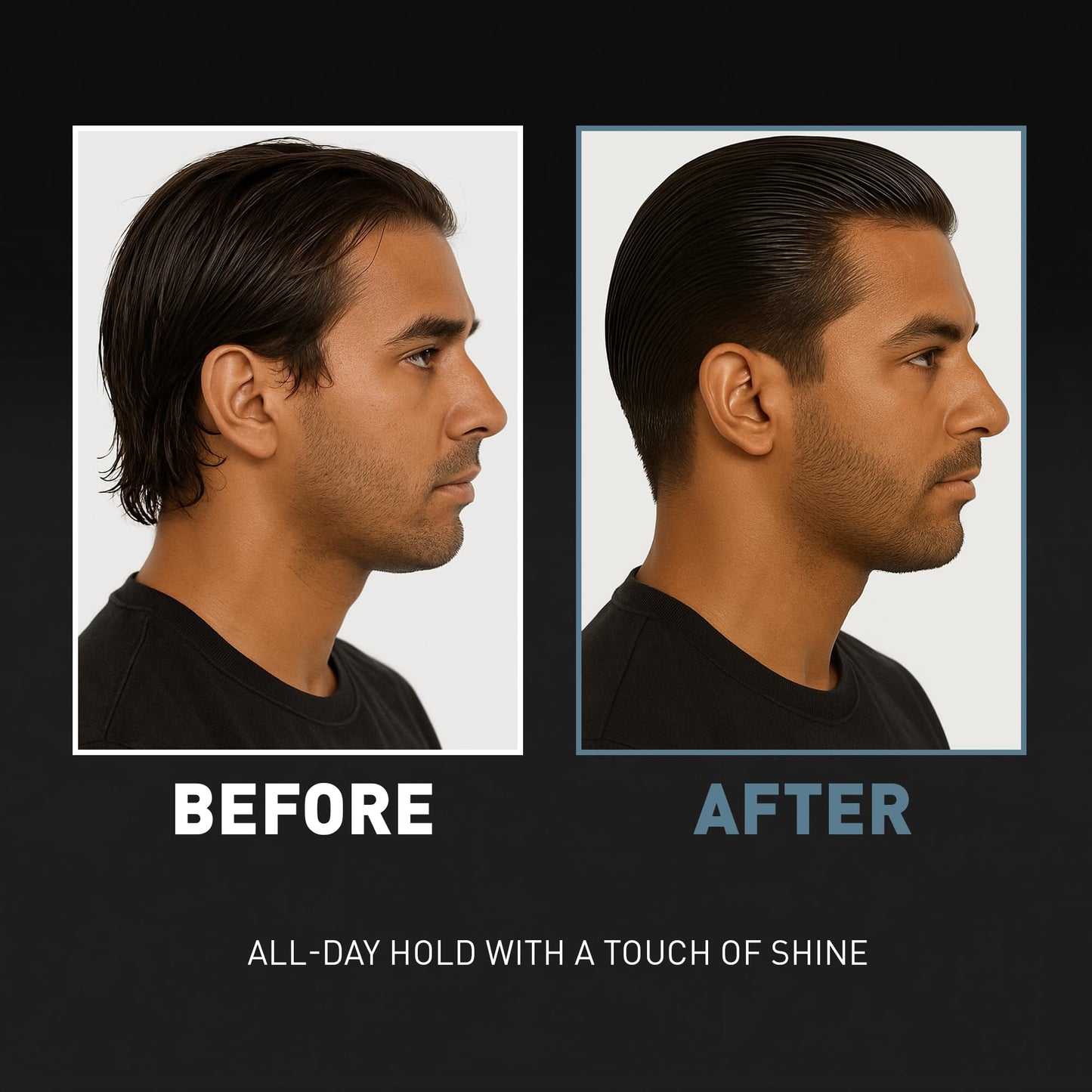 CRVFT Gel Pomade 4oz | High Shine/Medium Hold | Water Based/Water Soluble | Ideal For Short/Medium Thin/Thick Hair | For A Clean Cut Look | Men’s Beauty & Personal Care Hair Craft Co.