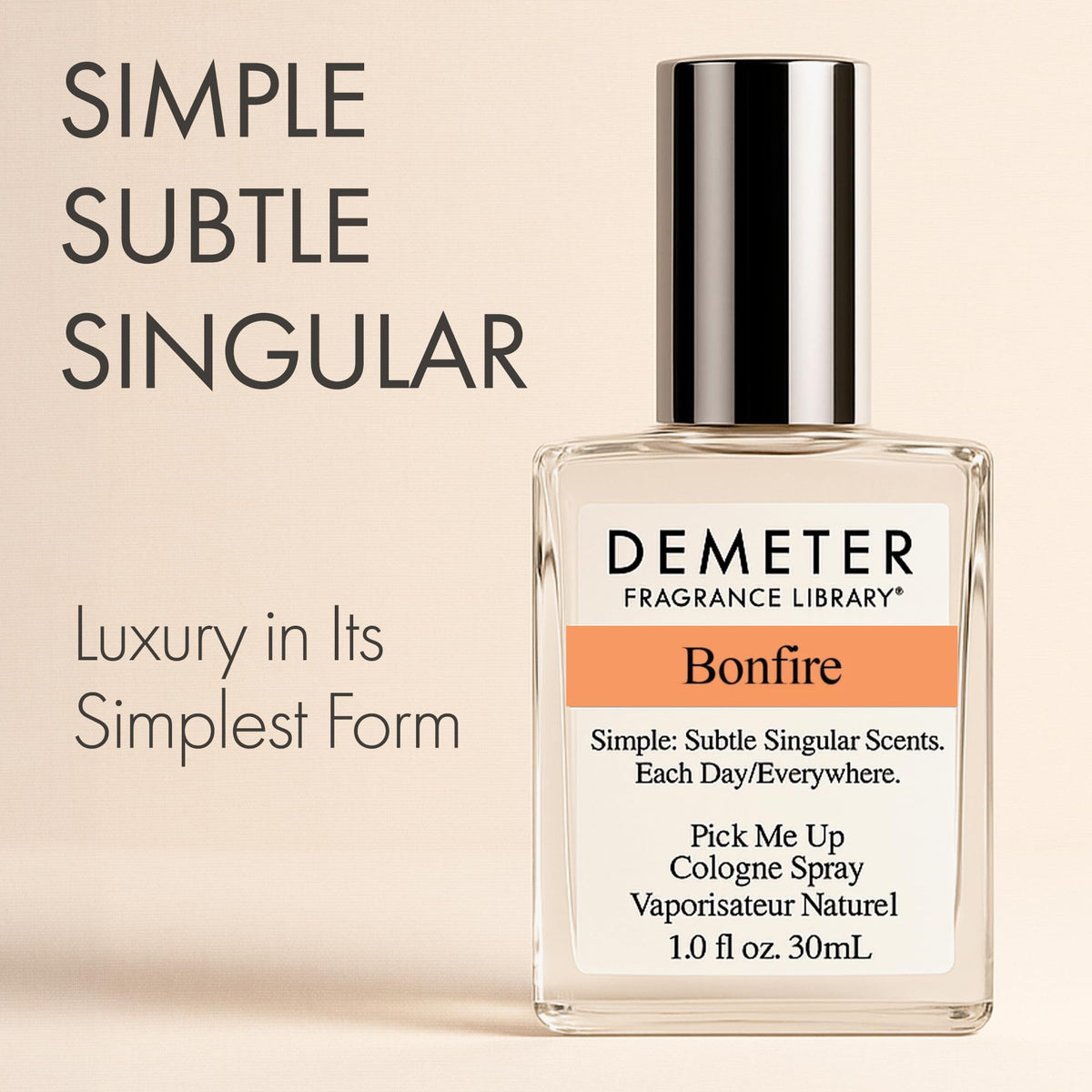 DEMETER Natural Perfume Spray Cologne for Women and Men, Bonfire, 1 oz Beauty & Personal Care DEMETER