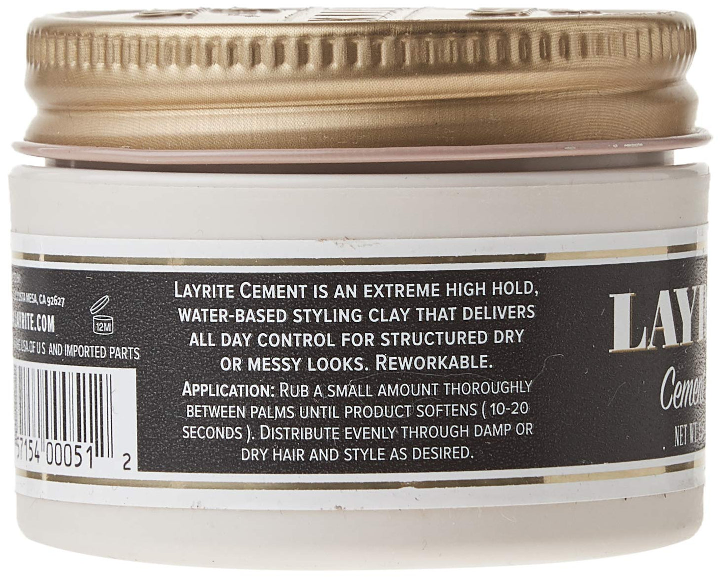 Layrite Deluxe Cement Hair Clay, 1.5 Ounce Beauty & Personal Care Layrite