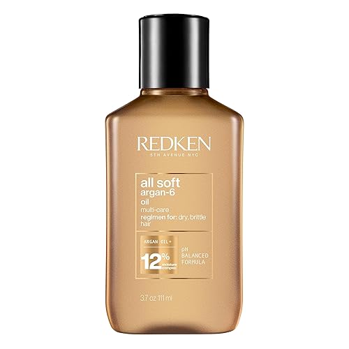 Redken All Soft Argan-6 Oil Treatment For Dry Hair - Deeply Conditions Hair, Adds Softness and Shine With Argan Oil Beauty & Personal Care Redken