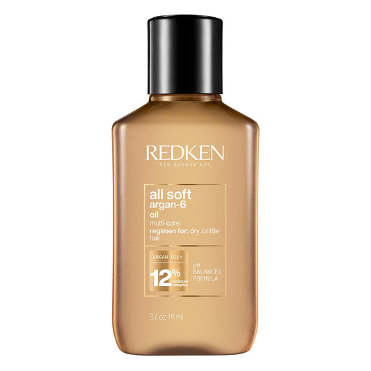 Redken All Soft Argan-6 Oil Treatment For Dry Hair - Deeply Conditions Hair, Adds Softness and Shine With Argan Oil Beauty & Personal Care Redken