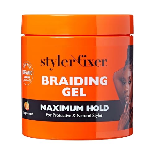 Red by Kiss Braiding Gel Maximum Hold Styler Fixer for Box Braids & Cornrows, Hydrating, Conditioning, Long-Lasting Frizz Control, 4C Moisturizing Beauty & Personal Care Red by Kiss