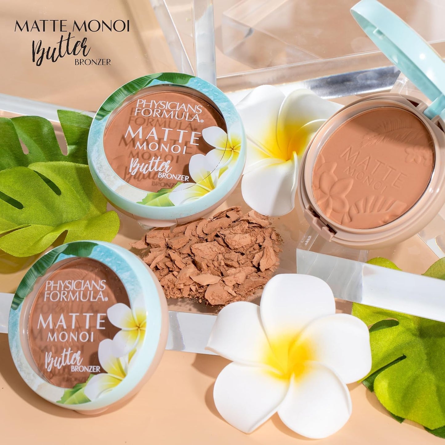 Physicians Formula Matte Monoi Butter Bronzer Powder Face Makeup, Dermatologist Tested, Vegan, Cruelty-Free, Gluten-Free, Sunkissed Beauty & Personal Care Physicians Formula