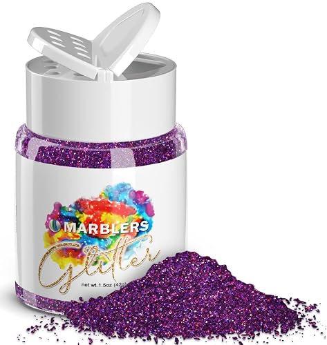 MARBLERS Holographic Glitter [Holo Magenta] 1.5oz (42g) | Fine | Non-Toxic, Vegan, Cruelty-Free | Face, Body, Eyeshadow, Hair, Festival, Party Makeup Beauty & Personal Care MARBLERS