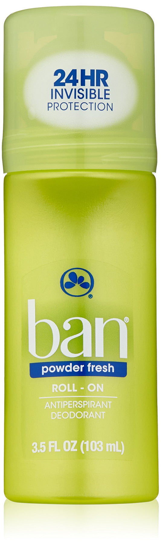 Ban Roll-On Antiperspirant Deodorant, Powder Fresh, 3.5-Ounce (Pack of 3) Beauty and Personal Care Ban