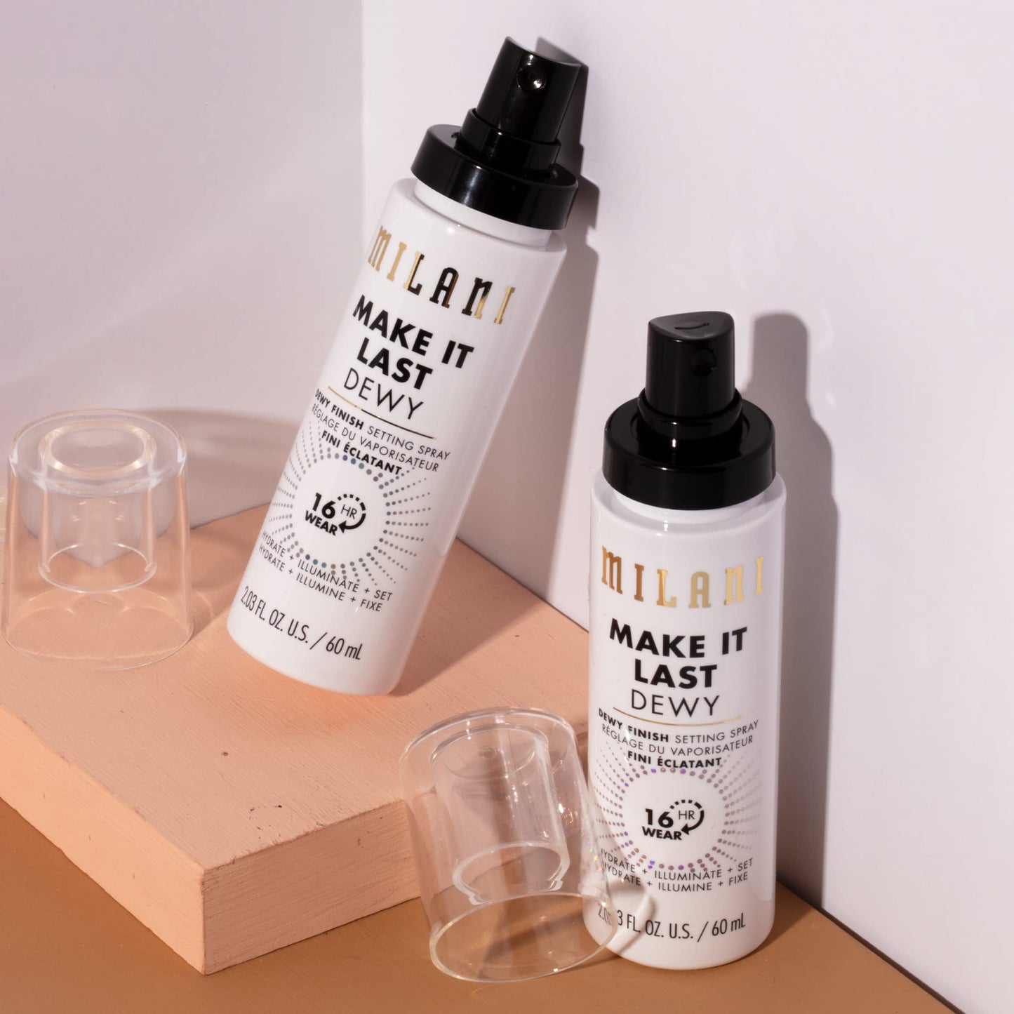 Milani Setting Spray + Primer, Make It Last Dewy - Dewy Finish Moisturizing Formula for Glow on the Go, Setting Spray for Makeup and Face Primer Beauty & Personal Care Milani