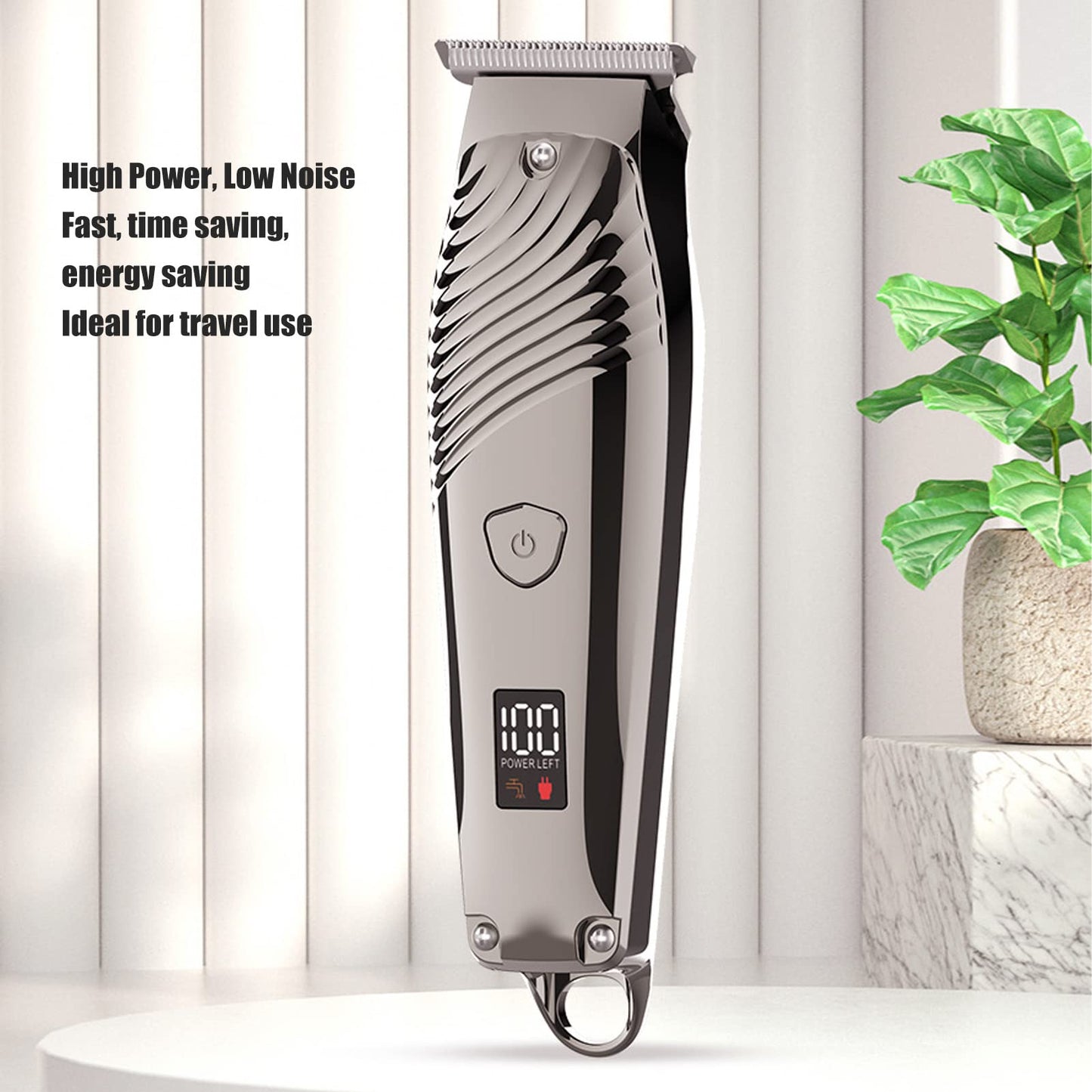 YUYTE Electric Hair Trimmer Hair Clippers Men Beard Trimmer Male Beard Shaver Cordless Barber Clippers for Hair Cutting, Rechargeable 3 Combs Beauty and Personal Care YUYTE
