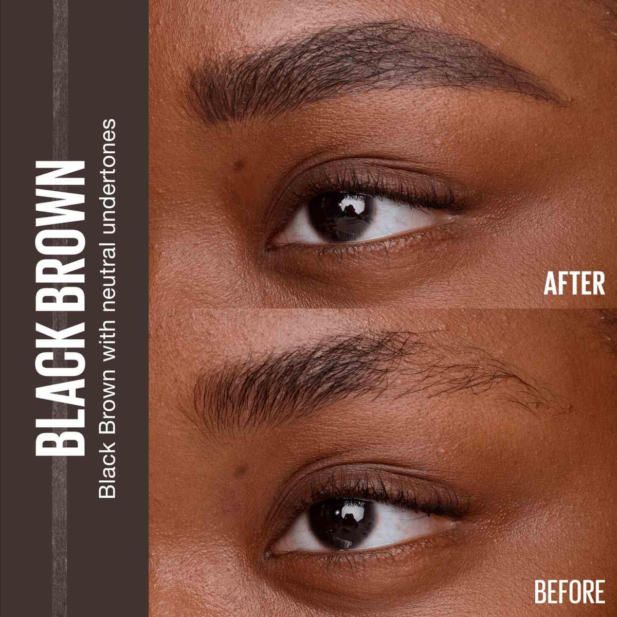 Maybelline Express Brow Ultra Slim Eyebrow Makeup, Brow Pencil with Precision Tip and Spoolie for Defined Eyebrows, Black Brown, 1 Count (Packaging
