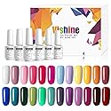 Vishine Gel Nail Polish 24 Colors Set Soak Off Gel Nail Polish Kit Nail Art Manicure Pedicure New Starter Pretty Color Collection Gift Set 8ml Beauty & Personal Care Vishine