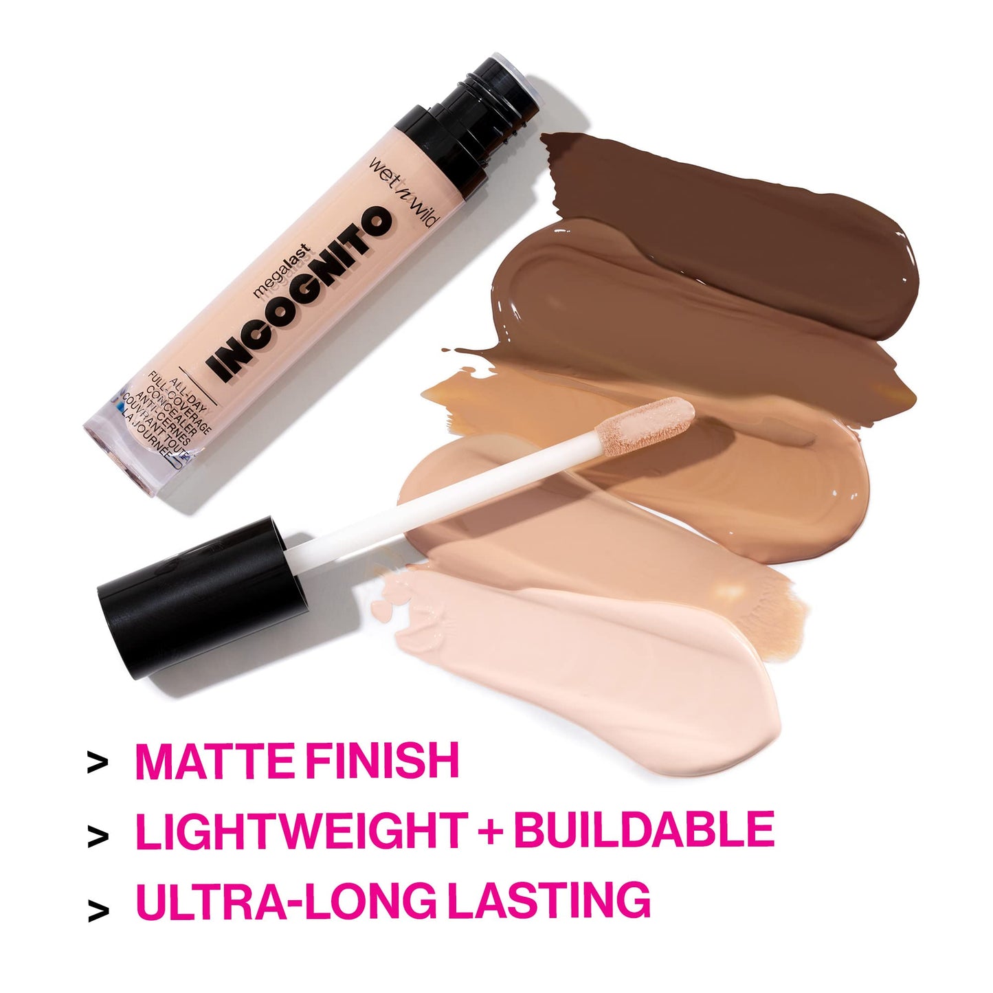 wet n wild Mega Last Incognito All-Day Full Coverage Liquid Matte Concealer, Medium Neutral Beauty & Personal Care wet n wild