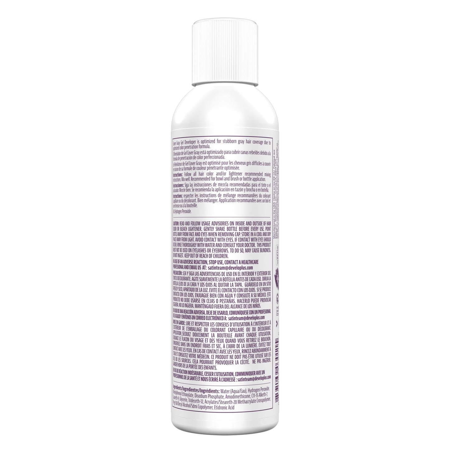 Satin Silicone Enhanced Developer - Cover Grey 6 oz Beauty & Personal Care Satin