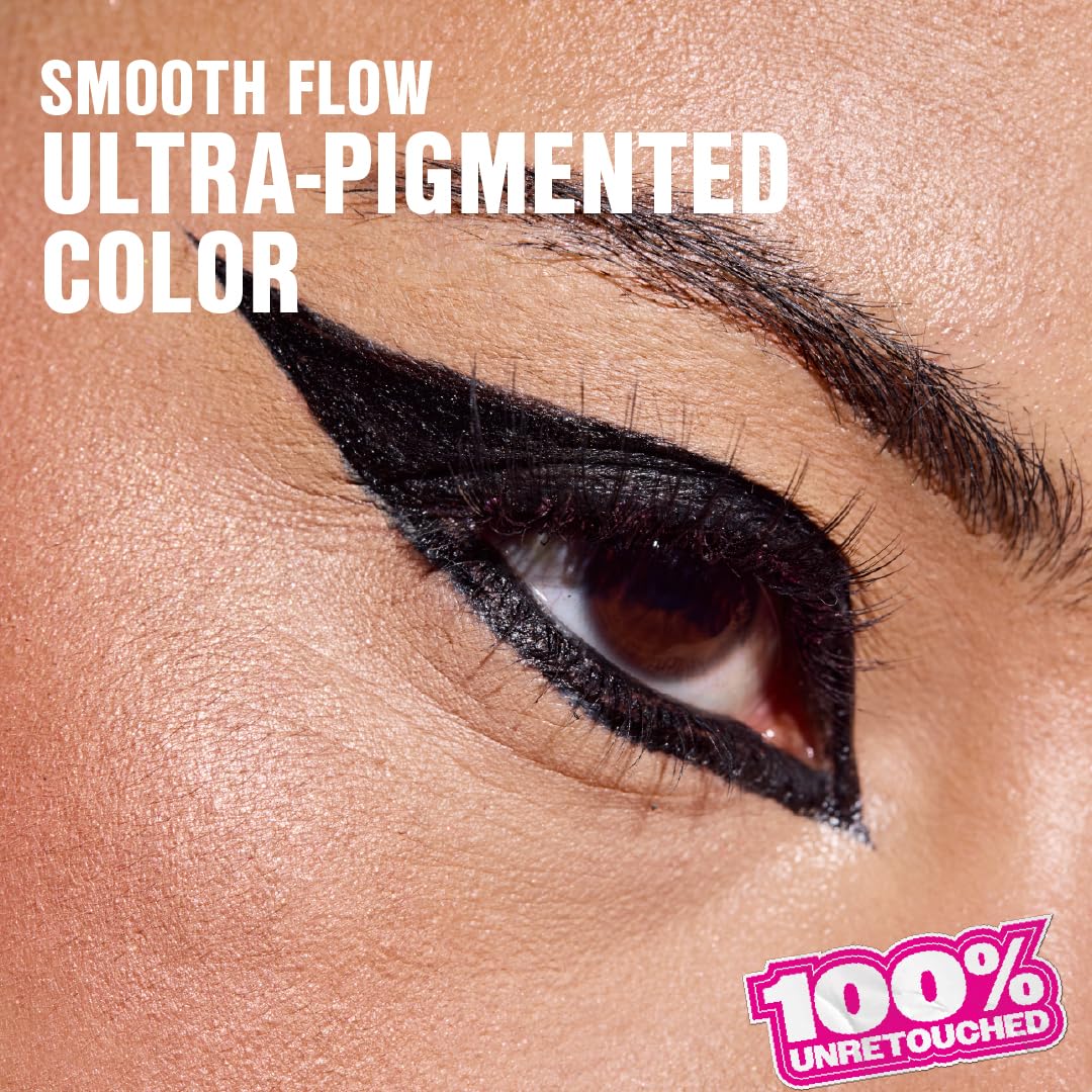 wet n wild Mega Last Breakup Proof Liquid Eyeliner - Ultra-Fine Brush, Waterproof, Long-Lasting - Cruelty-Free & Vegan - Ultra Black Beauty & Personal Care wet n wild