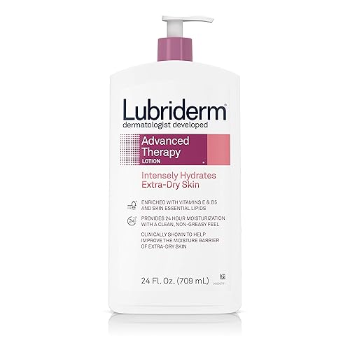 Lubriderm Advanced Therapy Moisturizing Lotion with Vitamins E and B5, Deep Hydration for Extra Dry Skin, Non-Greasy Formula, 24 fl. oz Beauty & Personal Care Lubriderm
