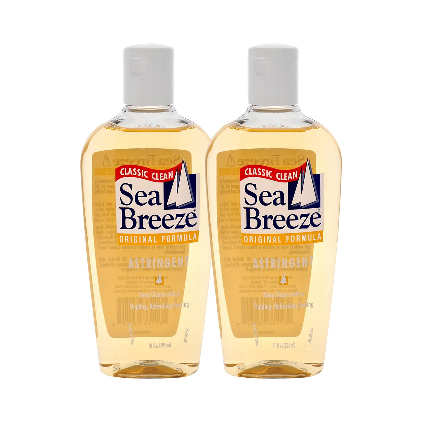 Sea Breeze Astringent Original - Facial Cleanser with Camphor and Natural Oils for Deep Pore Cleansing - Face Cleanser for Fresh, Clear Skin - 2 pc Beauty & Personal Care Sea Breeze