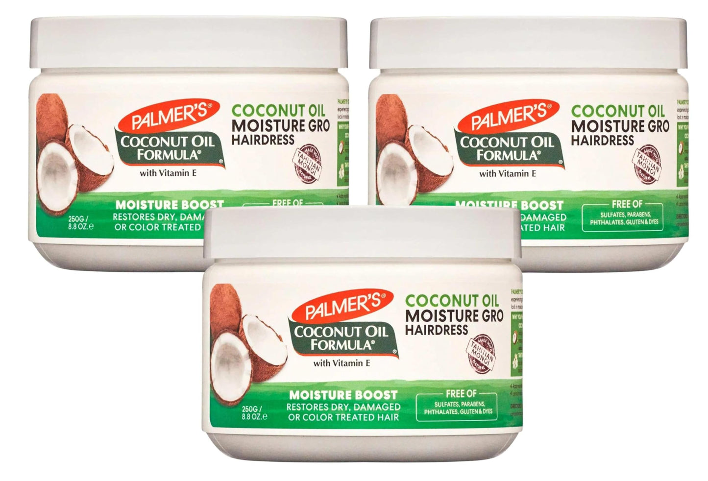 Palmer's Coconut Oil Formula Moisture Gro Hairdress, 8.8 Ounces each (Pack of 3) Beauty & Personal Care Palmer's