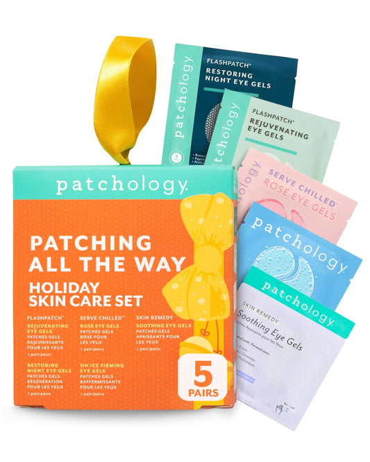 Patchology Patching All The Way Gift Set - Hydrating Under Eye Masks with Collagen, Retinol, Hyaluronic Acid - Christmas Gift & Beauty Stocking Beauty & Personal Care Patchology