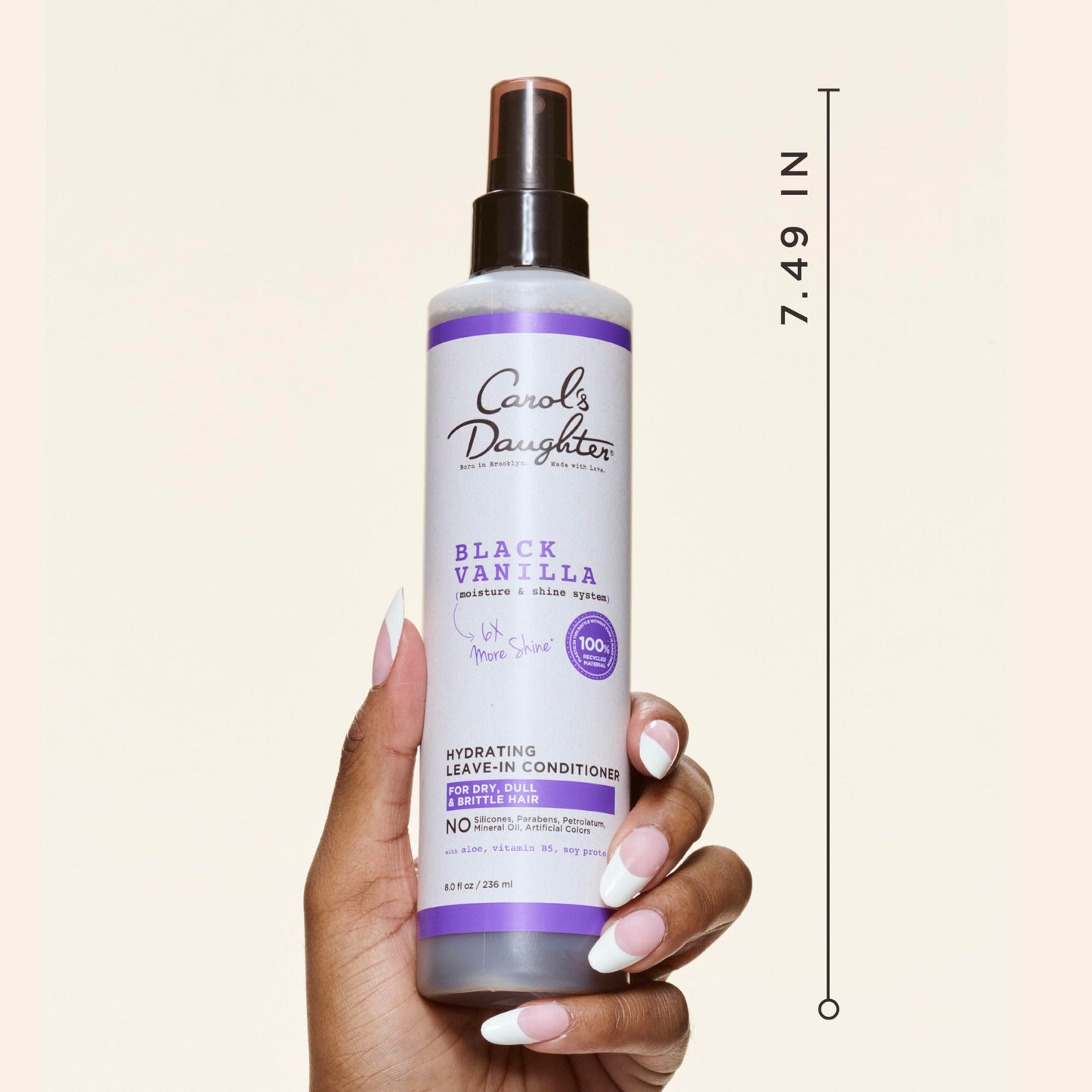 Carol's Daughter Black Vanilla Leave In Conditioner for Curly, Wavy or Natural Hair, Moisturizing Hair Care for Dry, Dull or Brittle Split Ends, 8 Fl Beauty and Personal Care Carol's Daughter