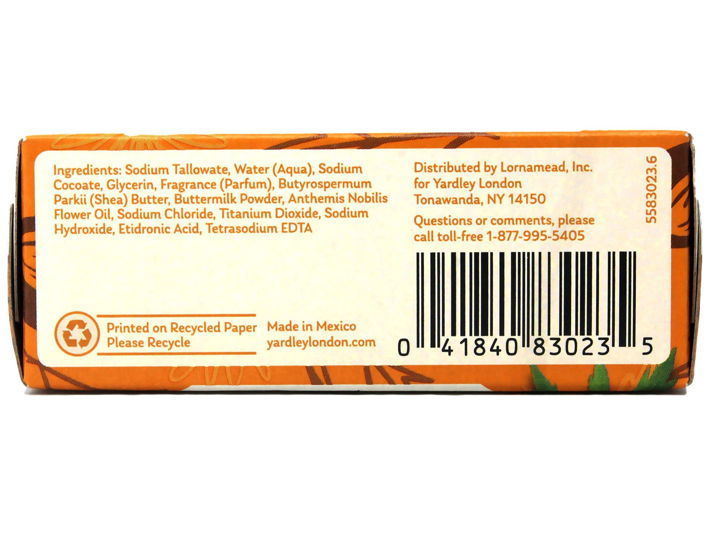 Yardley London Sensitive Skin Shea Buttermilk Bar Soap, 4.0 oz (Pack of 7) Beauty & Personal Care Yardley