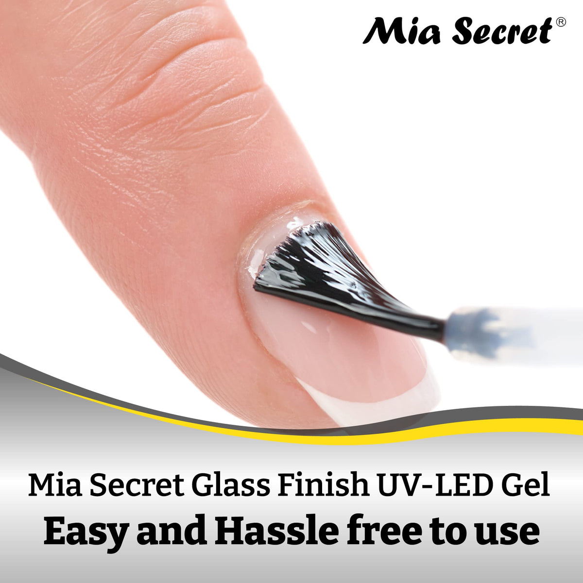 Mia Secret Glass Finish UV-LED Gel 0.5 Fl. oz - 15mL