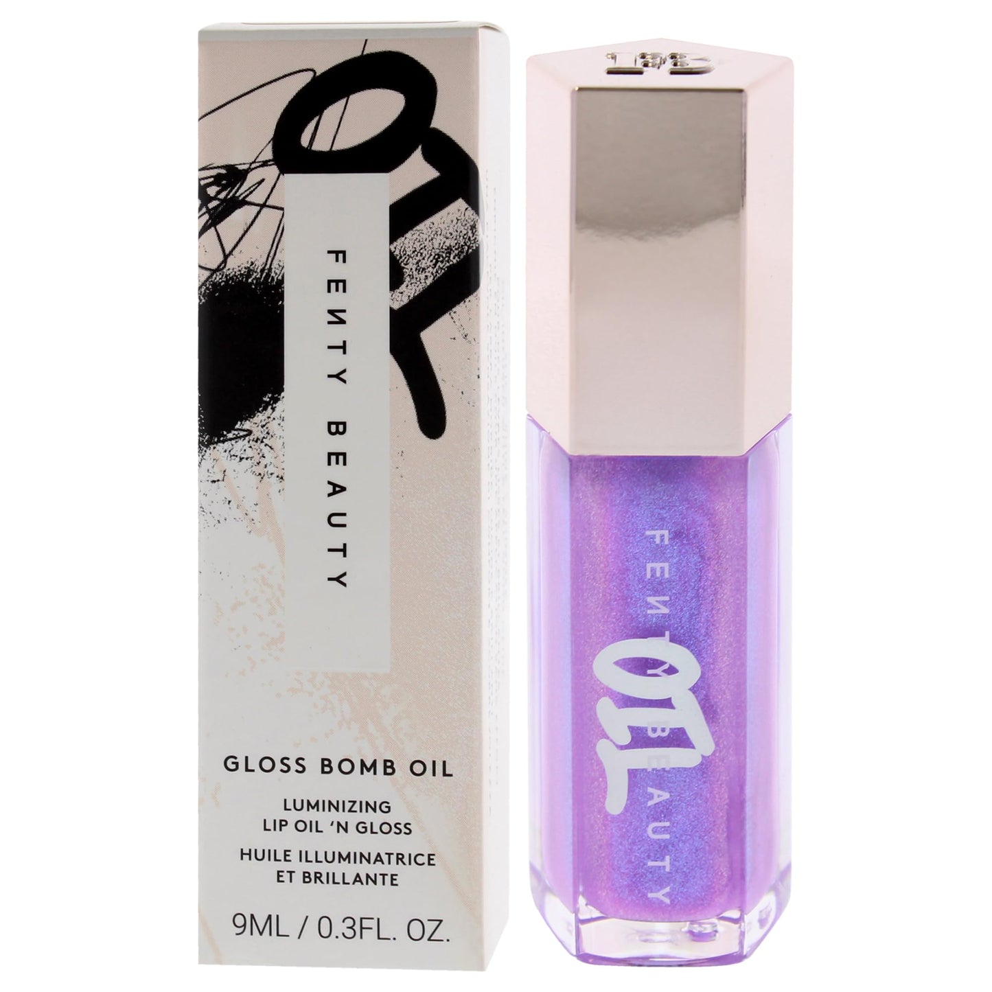 Gloss Bomb Luminizing Lip Oil N Gloss - 02 Miss Jellyfish by Fenty Beauty for Women - 0.3 oz Lip Gloss Beauty & Personal Care FENTY BEAUTY