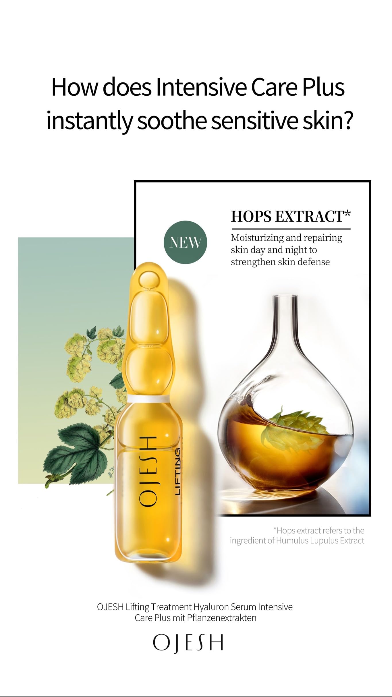 OJESH Hyaluronic Acid Lifting Treatment Serum 0.9,Moisturized,Anti-Wrinkle,Anti-Aging,Intensive Skin, Soothes, Women And Men All Skin Type 7 Beauty & Personal Care Ojesh