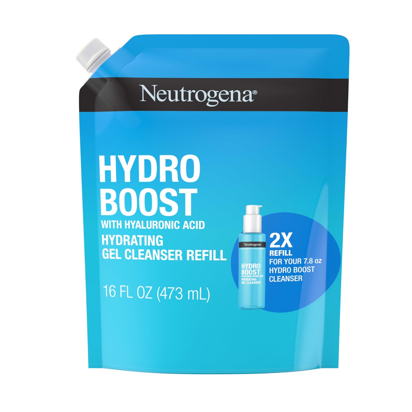 Neutrogena Hydro Boost Lightweight Hydrating Facial Cleansing Gel, Gentle Face Wash & Makeup Remover with Hyaluronic Acid, Hypoallergenic & Non Beauty & Personal Care Neutrogena