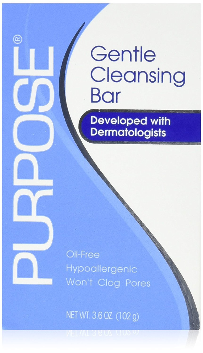 Purpose Gentle Cleansing Bar, Developed with Dermatologists, Clinically Shown To Be As Gentle As Water, All Skin Types, For Sensitive & Dry Skin Beauty & Personal Care Purpose