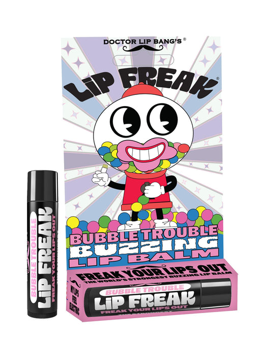 Doctor Lip Bang's BUZZING Lip Balm - Lip Freak - 100% All Natural - Cruelty Free - Bubble Trouble Beauty and Personal Care Doctor Lip Bang's