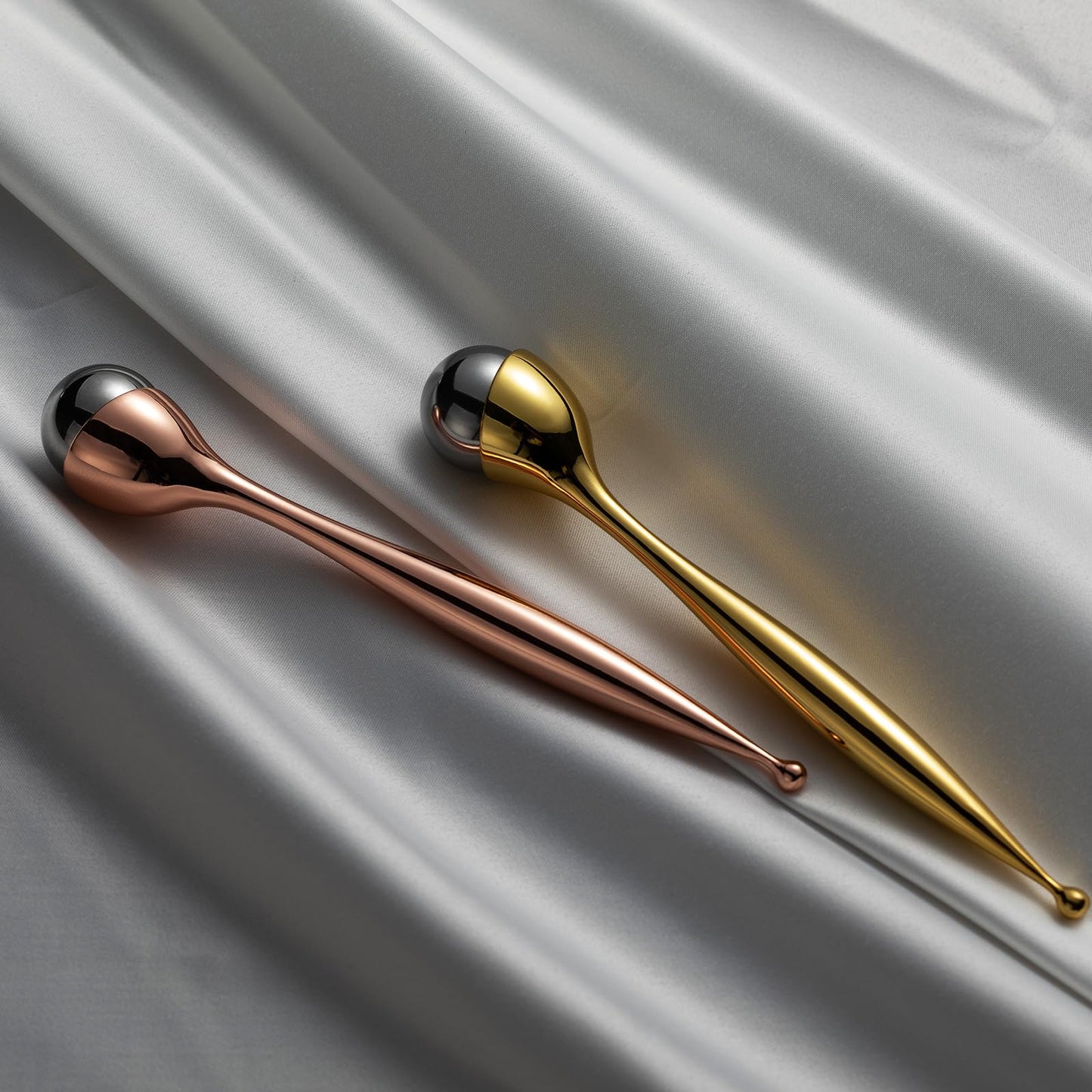 LISAPACK Metal Eye Cream Roller Wand, Face Massage, Facial Massager for Applicator, Reduce Puffiness (Rose Gold) Beauty & Personal Care LISAPACK