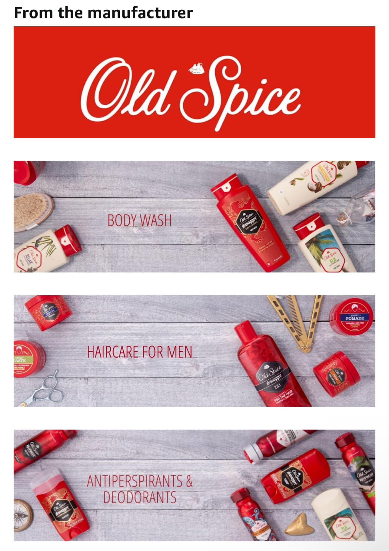 Old Spice SWAGGER BODY WASH SCENT OF CEDARWOOD 24/7 SHOWER FRESH 33.4 FL OZ Beauty & Personal Care Old Spice