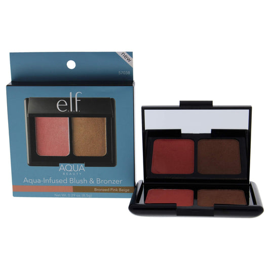 Aqua Beauty Blush and Bronzer - Bronzed Pink Beige by e.l.f. for Women - 0.29 oz Makeup Beauty & Personal Care e.l.f. cosmetics