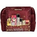 Sephora Glitz & Glam 10 Piece Holiday Gift Set: Makeup, Hair & Skincare Essentials with Red Lipstick, Blush, Powder & Lashes Beauty & Personal Care SEPHORA