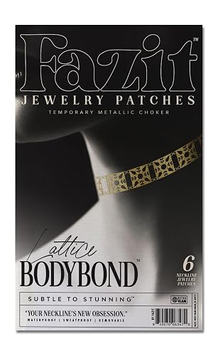 Fazit Makeup Patches - Lattice Bodybond - Glow Up Make-Up Patches - Cute Glitter Makeup Accessories for Women - Cosmetic Body Glitter Beauty & Personal Care Fazit