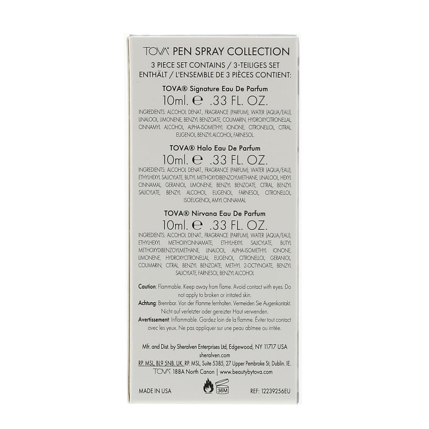 Tova Pen Spray Collection Signature/Halo/Nirvana 0.33 Oz Set Beauty & Personal Care Tova