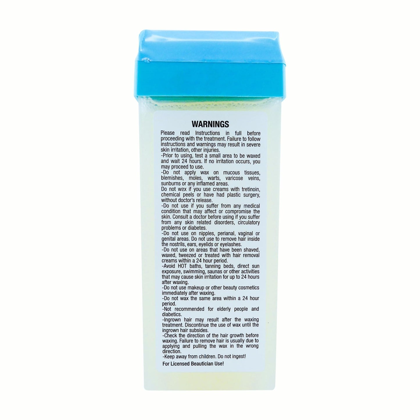 Waxness Sensi Clear Pure Soft Wax Cartridge Pack of 4 × 3.38 oz (100 g)- Rosin-Free Clear Gel Strip Wax with Neuro-Active Comfort Complex, Roll-On Beauty and Personal Care Waxness