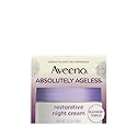 Aveeno Absolutely Ageless Restorative Night Cream Face & Neck Moisturizer with Antioxidant-Rich Blackberry Complex, Vitamin C & E, Hypoallergenic Beauty & Personal Care Aveeno