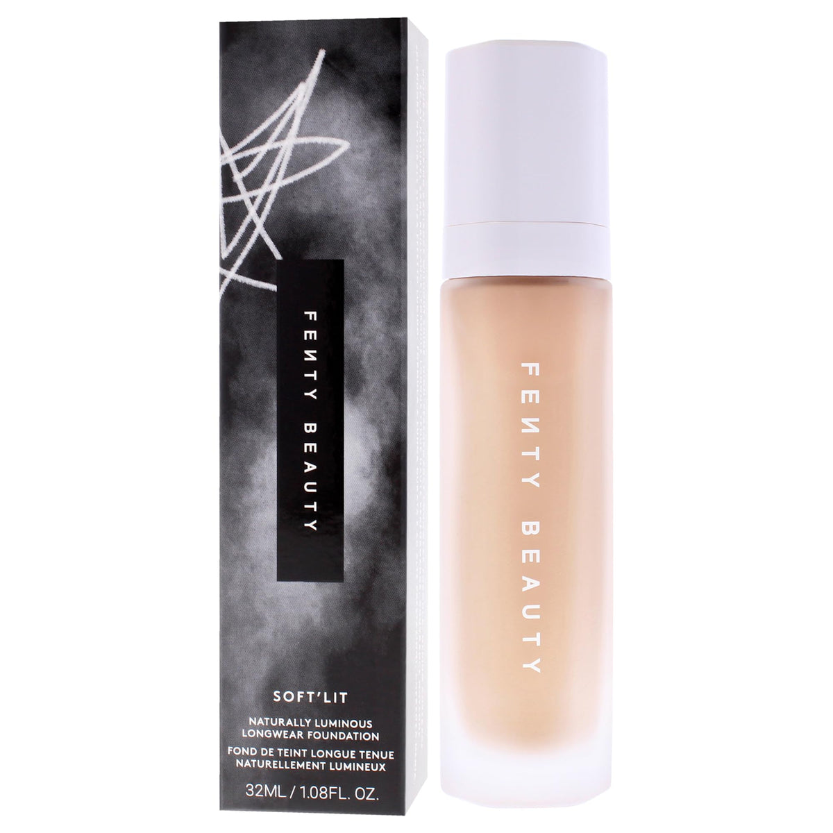 Soft Lit Naturally Luminous Longwear Foundation - 280 Medium Warm Neutral by Fenty Beauty for Women - 1.08 oz Foundation