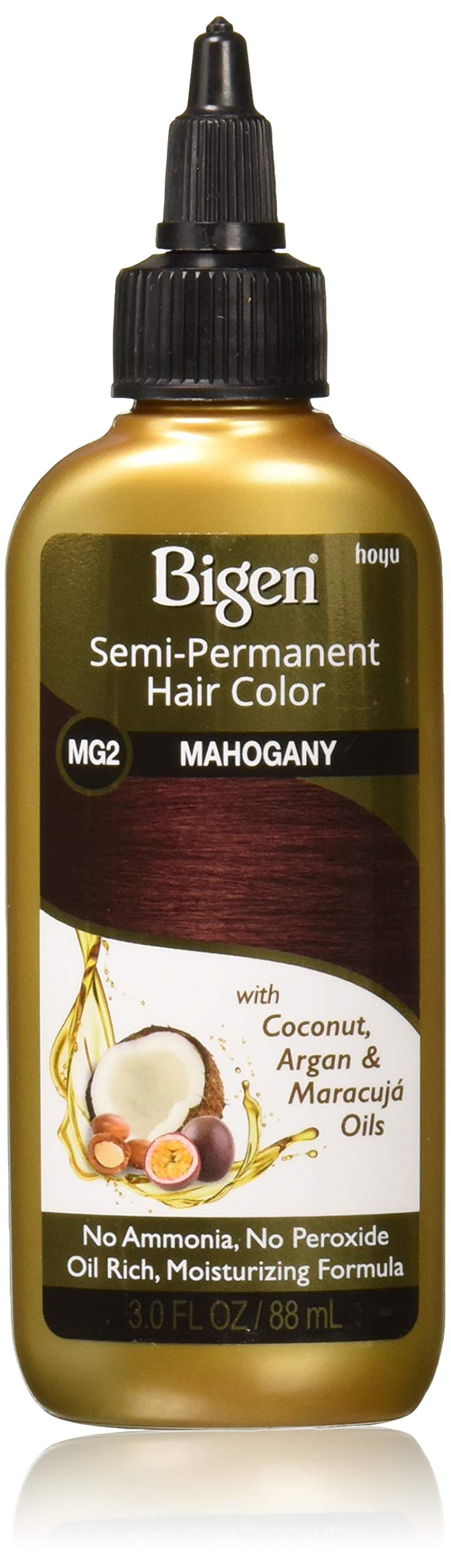 Bigen Semi-Permanent Haircolor #Mg2 Mahogany 3 Ounce (88ml) (6 Pack) Beauty & Personal Care Bigen