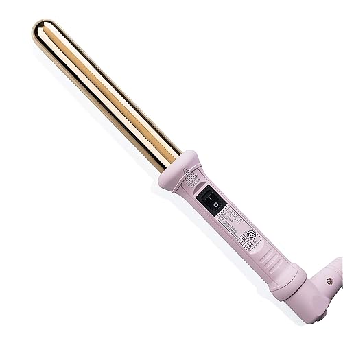 L'ANGE HAIR Ondulé 25MM Titanium Curling Wand | Professional Hot Tools Curling Iron 1 Inch | Salon Hair Styling Wands for Beach Waves | Best Hair Beauty & Personal Care L'ANGE HAIR