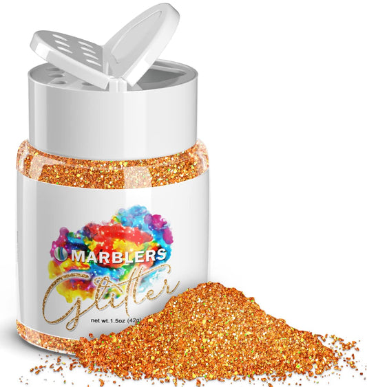 MARBLERS Holographic Glitter [Holo Juicy Pop] 1.5oz (42g) | Fine | Non-Toxic, Vegan, Cruelty-Free | Face, Body, Eyeshadow, Hair, Festival, Party Beauty & Personal Care MARBLERS